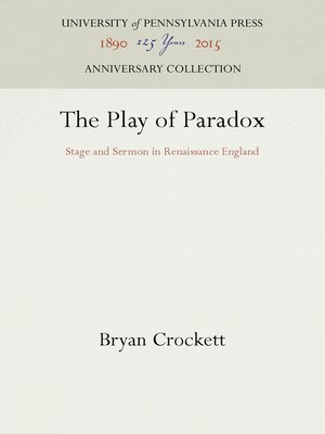 cover image of The Play of Paradox